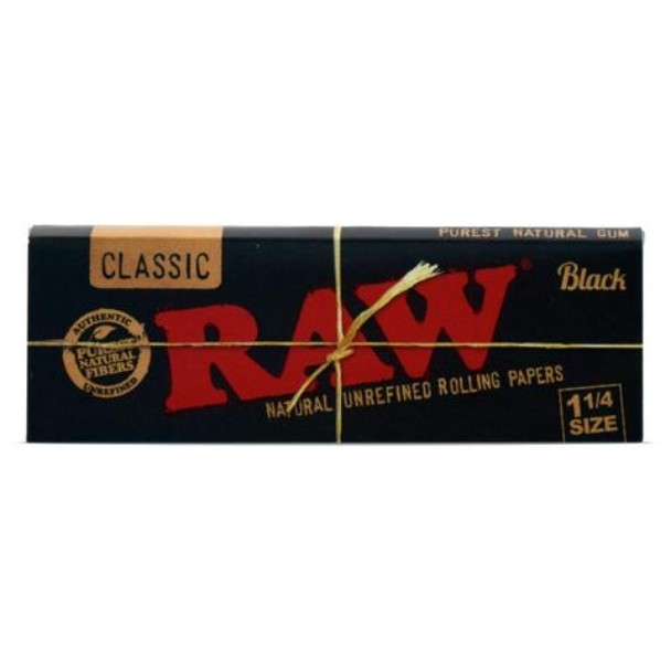 RAW - 1-1/4 Black Papers
